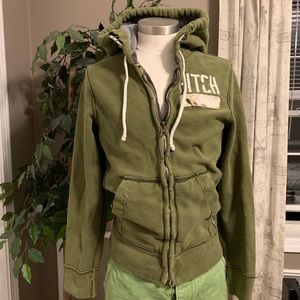 COPY - Vintage FITCH logo zip up hoodie by Abercrombie